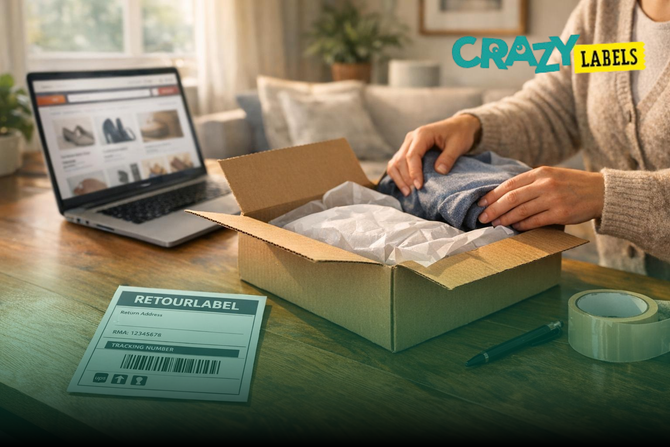 Retourzendingen regelen: tips voor webshops | Crazylabels