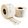 Dymo 99014 / S0722430 compatible labels, 101 mm x 54 mm, 220 etiketten per rol, wit, permanent