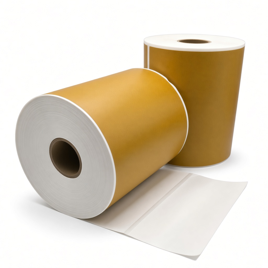 Verzendetiketten Goud, 102 mm x 150 mm, 280 etiketten per rol, kern 25 mm, Thermisch ECO, permanent