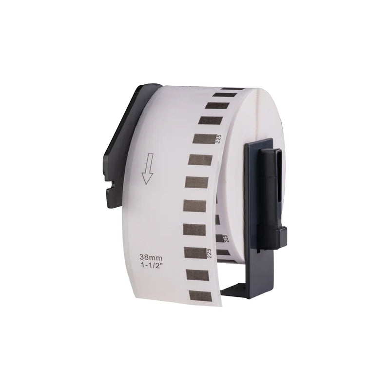 Brother DK-11201 compatible labels, 29 mm x 90 mm, 400 etiketten per rol, incl brother houder, permanent