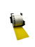 Brother DK-22205 geel compatible labels, 62 mm x 30.48 m, incl brother houder, permanent