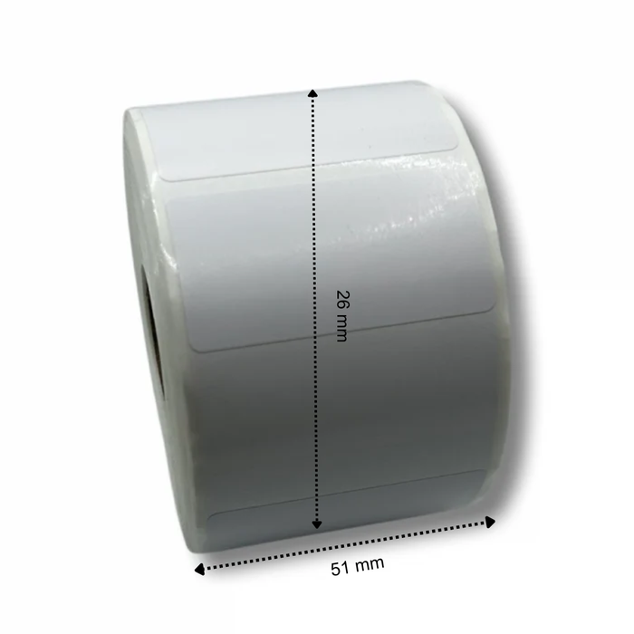 Brother RD-S05E1 labels 51 mm x 26 mm - 1500 labels per rol