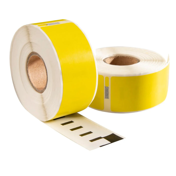 Seiko SLP-2RLE gele compatible labels, 89 mm x 36 mm, 260 etiketten per rol