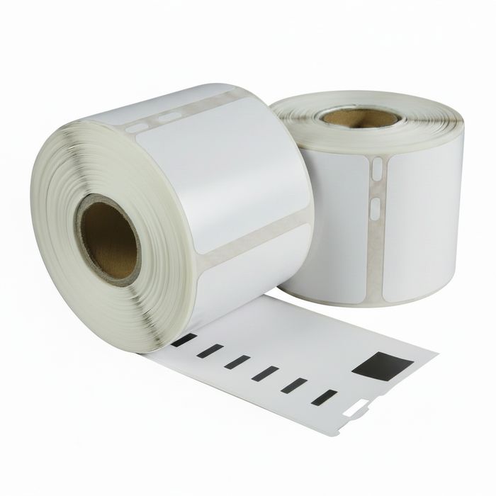 Seiko SLP-SRL compatible labels, 101 mm x 54 mm, 220 etiketten per rol, wit, permanent