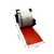 Brother DK-22205 Compatibele Doorlopende Etiketten Rood 62 mm x 30,48 m incl. Houder Permanent Labelrollen