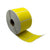 Thermische etiket, 57 mm x 32 mm Geel, 1500 etiketten per rol, kern 25 mm, ECO, permanent