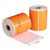 Verzendetiketten Oranje 102x150 mm 280 Labels per Rol Kern 25 mm Thermisch ECO Permanent