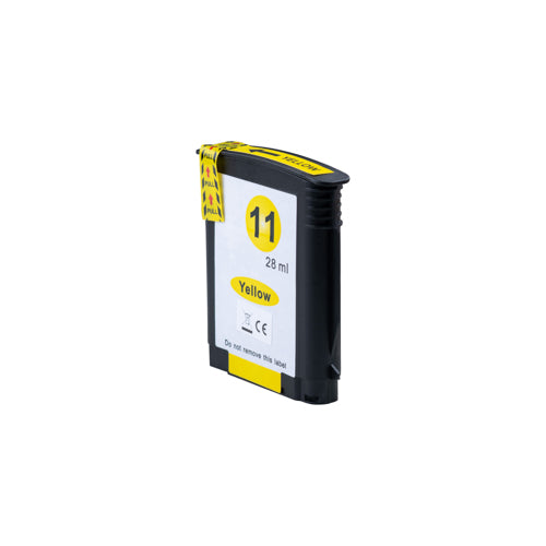 HP HP11Y - 28ml compatible inktcartridge yellow