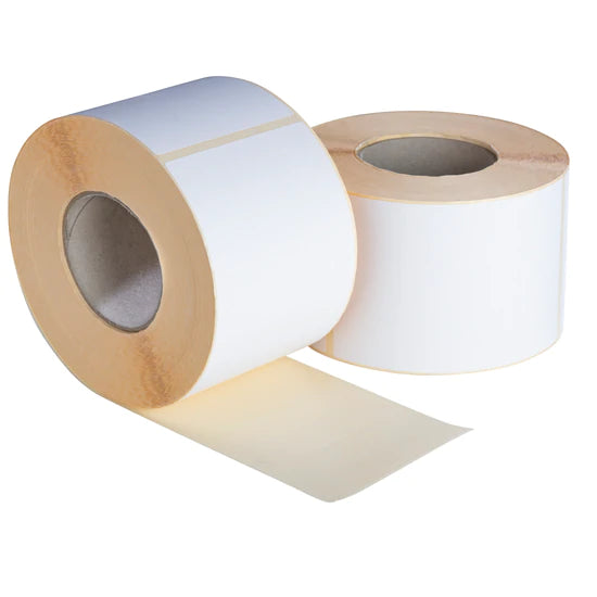 Thermische palletetiketten, 148 mm x 210 mm, 1000 etiketten per rol, kern 76 mm, wit, ECO, permanent