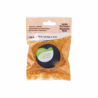 Dymo Compatible 91200 (S0721510) tape zwart op wit (papier) 12 mm x 4 m