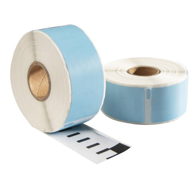 Dymo 99010 Blauw compatible labels, 89 mm x 28 mm, 260 etiketten, permanent