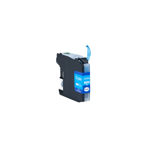 Brother LC-225C - 13ml compatible inktcartridge XL Cyaan (blauw)