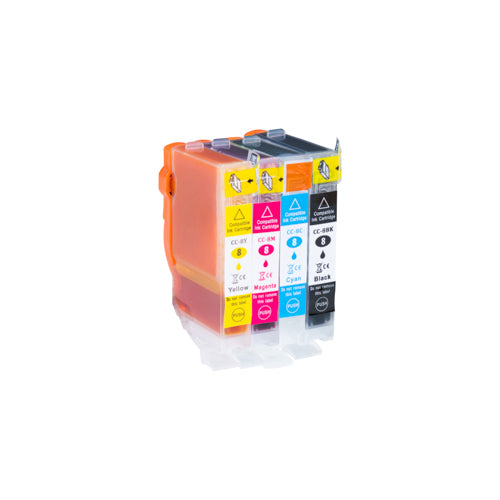 1 x Canon CLI-8 compatible CMYK Voordeelbundel 