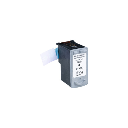 CANON PG-37 BK - 12ml compatible cartridge Zwart