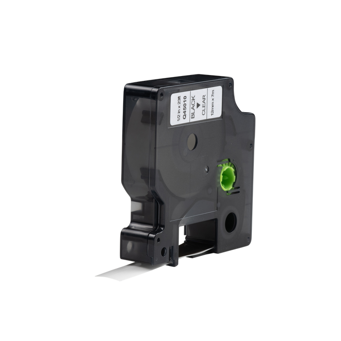 Dymo D1 Compatible 45016 (S0720450) tape zwart op blauw 12 mm x 7 m